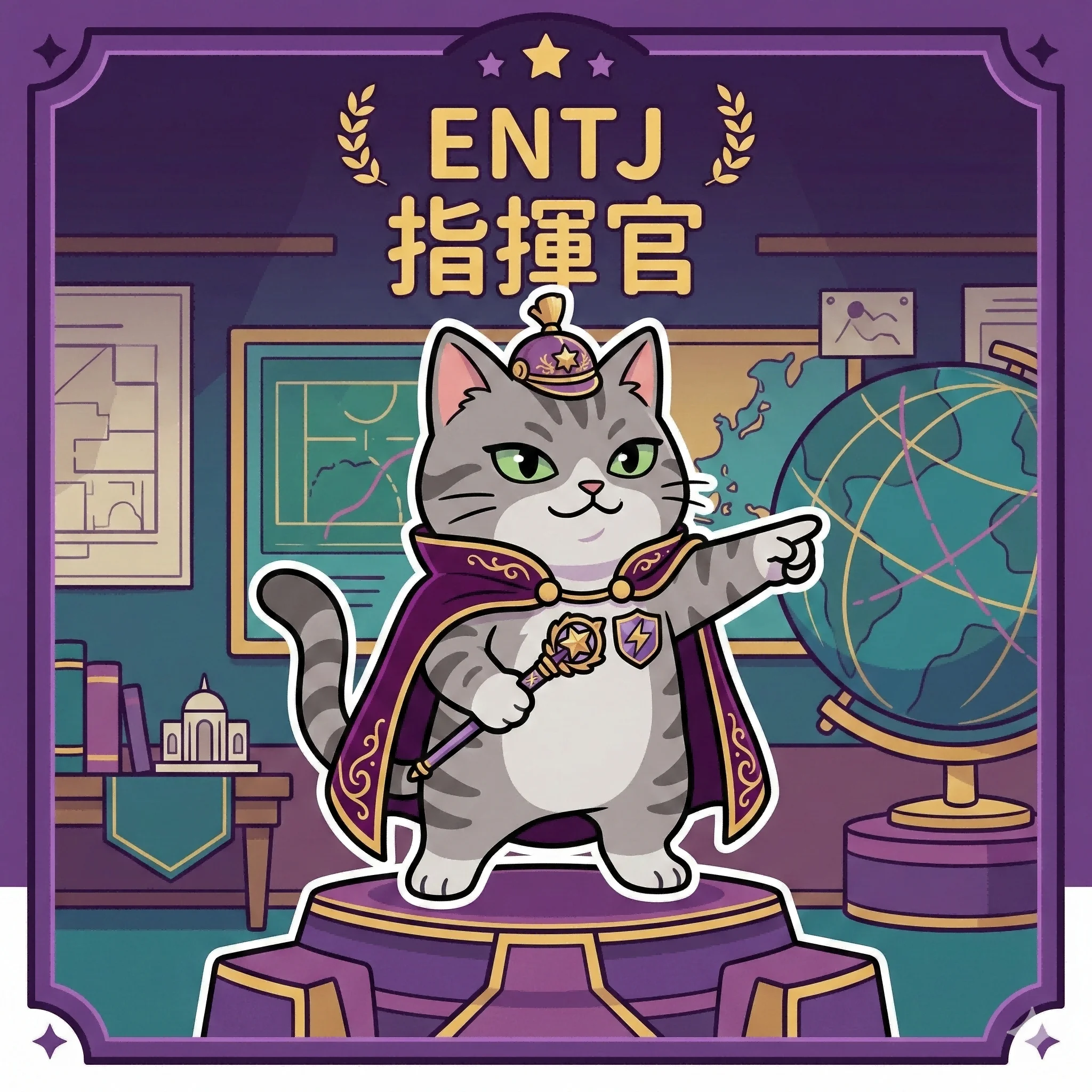 ENTJ MBTI 人格貓|馥靈之鑰