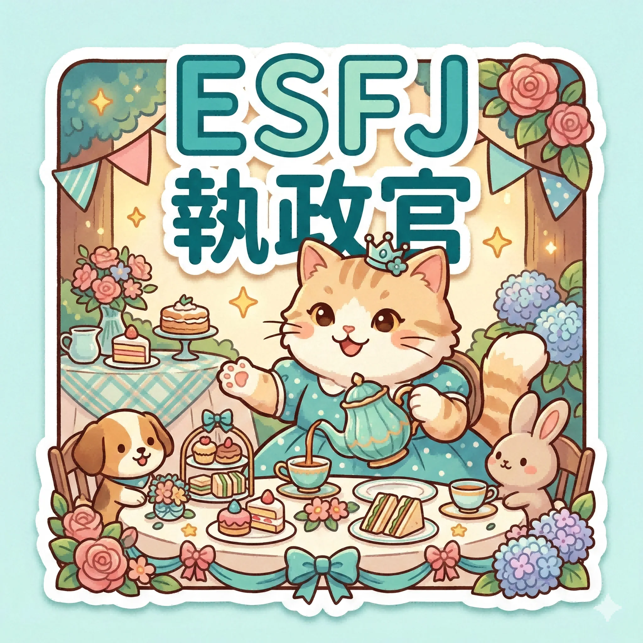 ESFJ MBTI 人格貓|馥靈之鑰