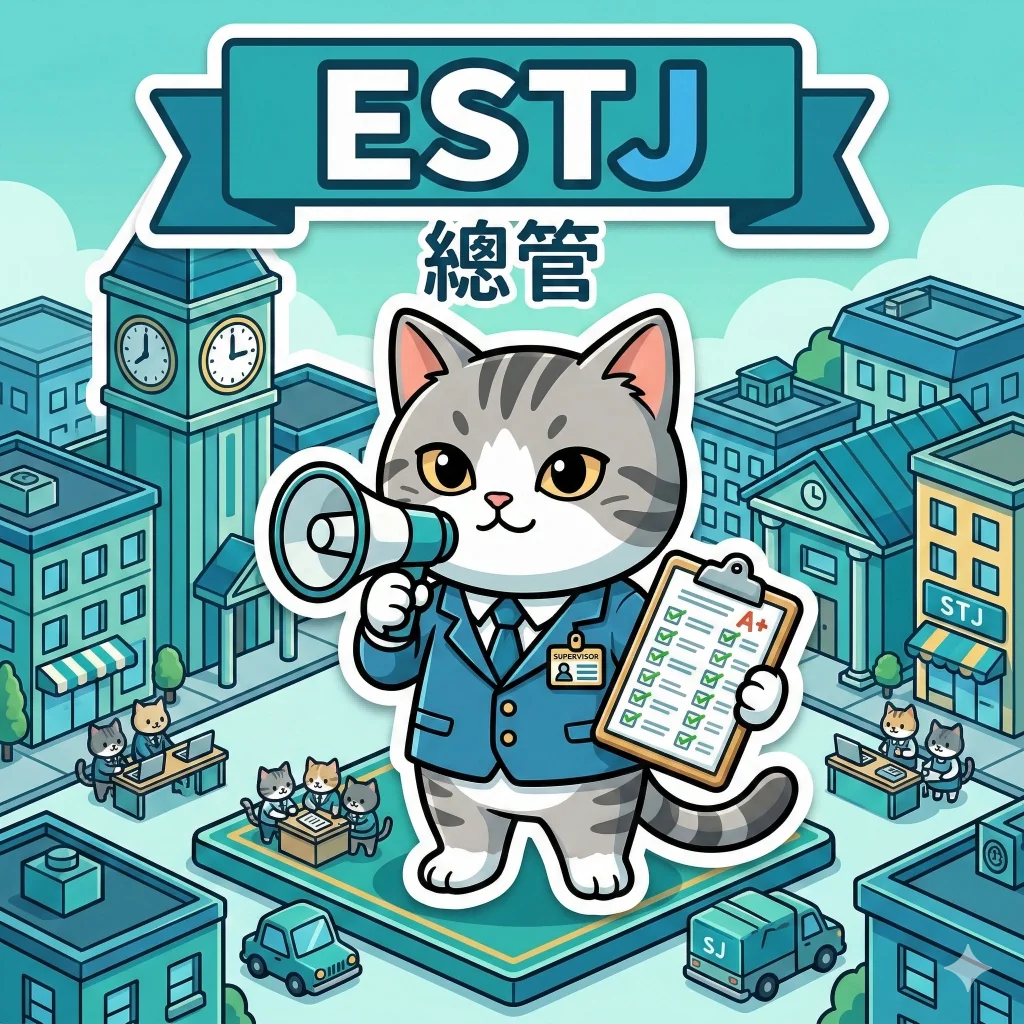 ESTJ 總管 MBTI 人格貓|馥靈之鑰