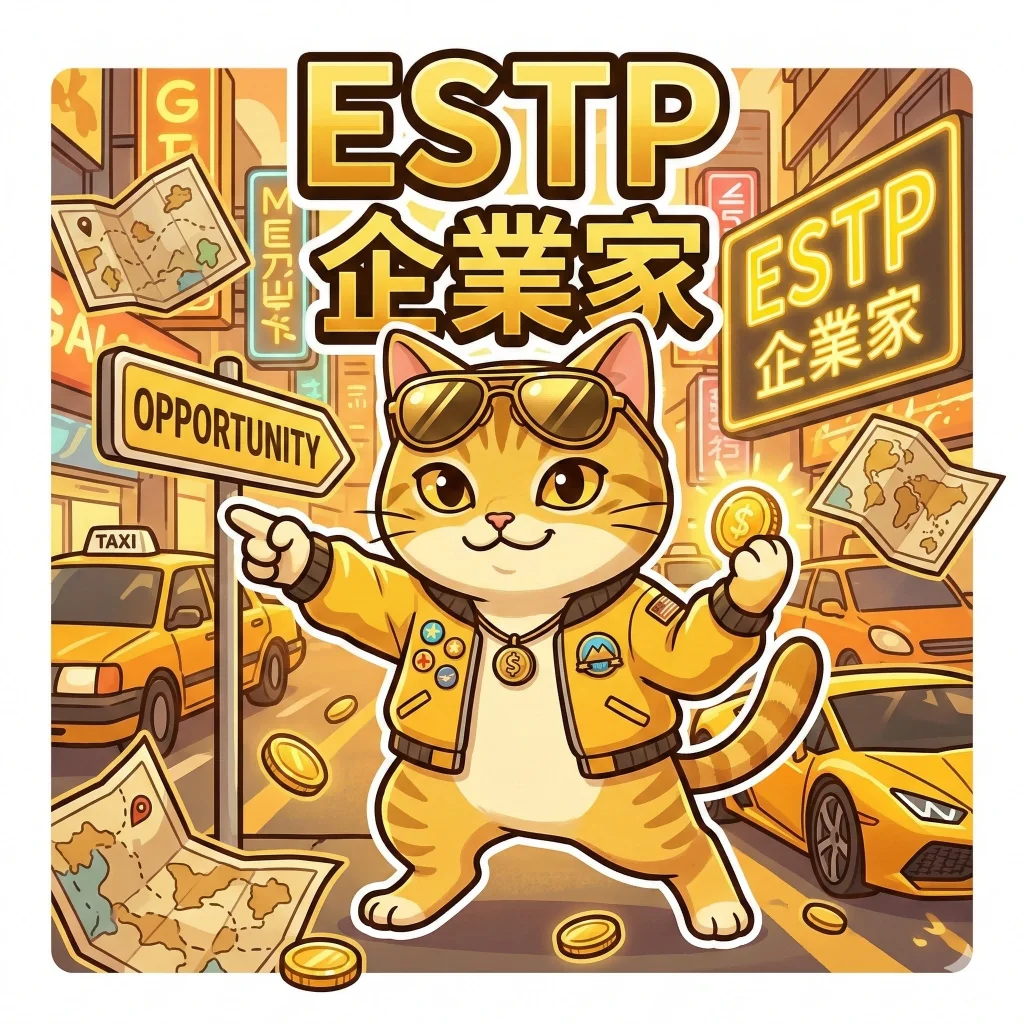 ESTP MBTI 人格貓|馥靈之鑰