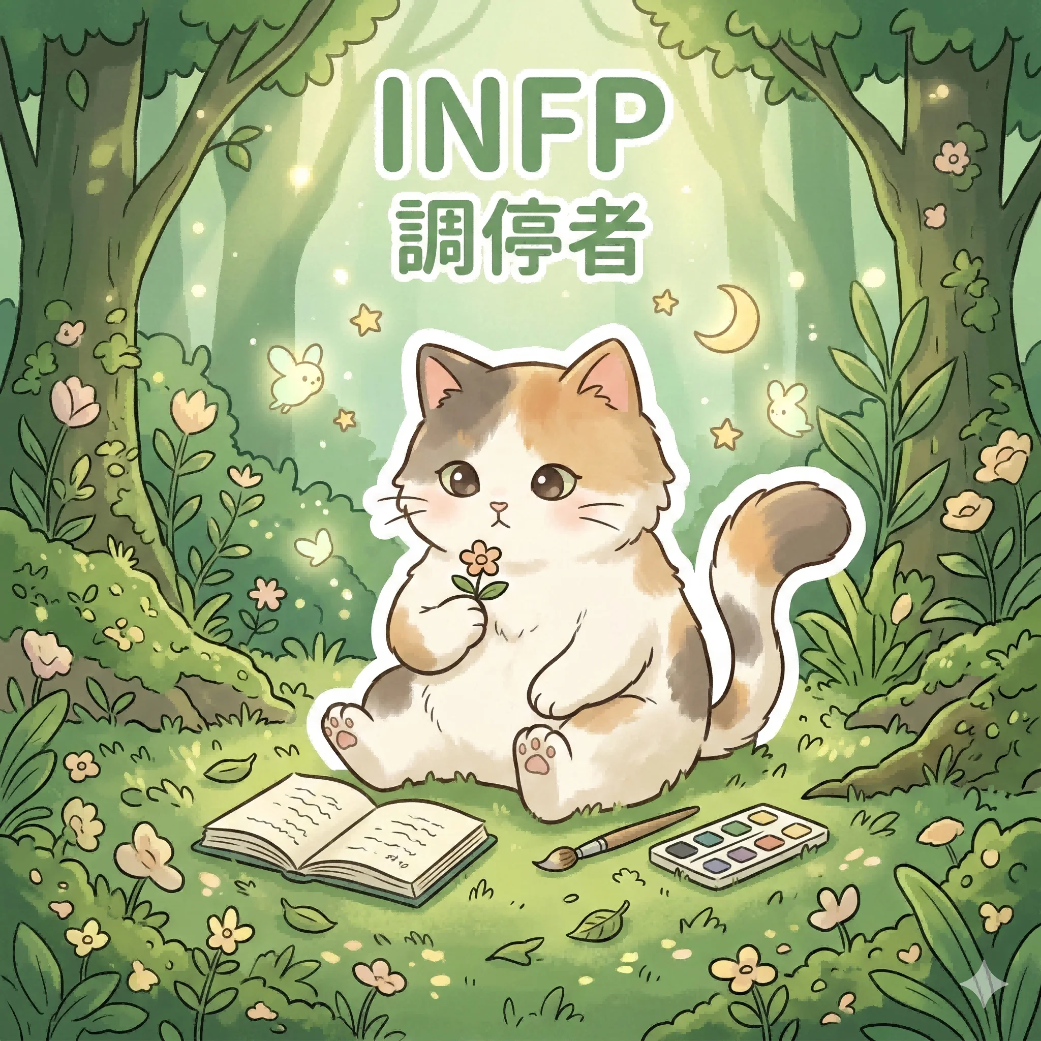 INFP MBTI 人格貓|馥靈之鑰