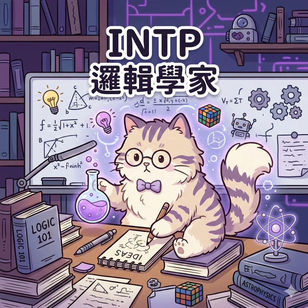 INTP MBTI 人格貓|馥靈之鑰