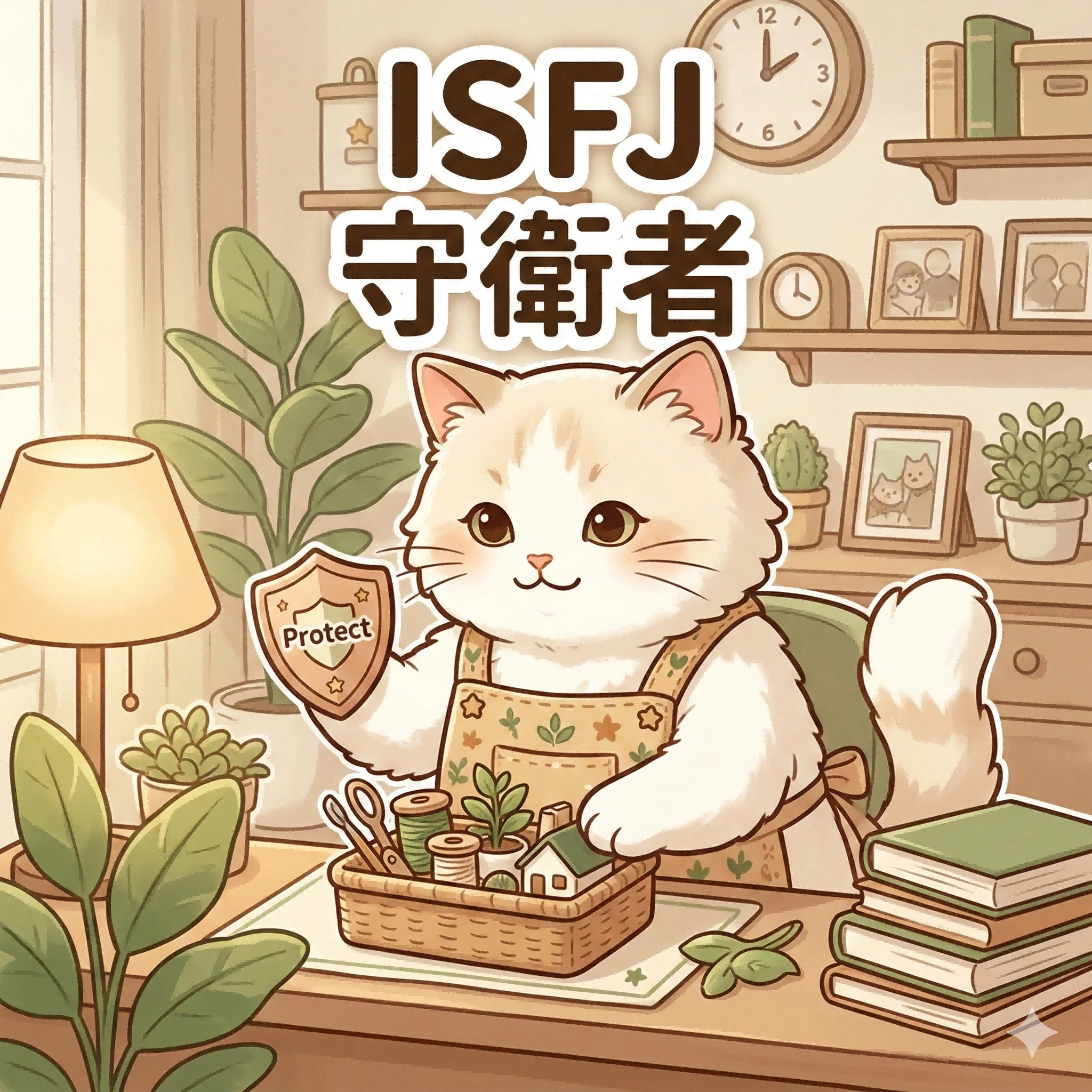 ISFJ MBTI 人格貓|馥靈之鑰