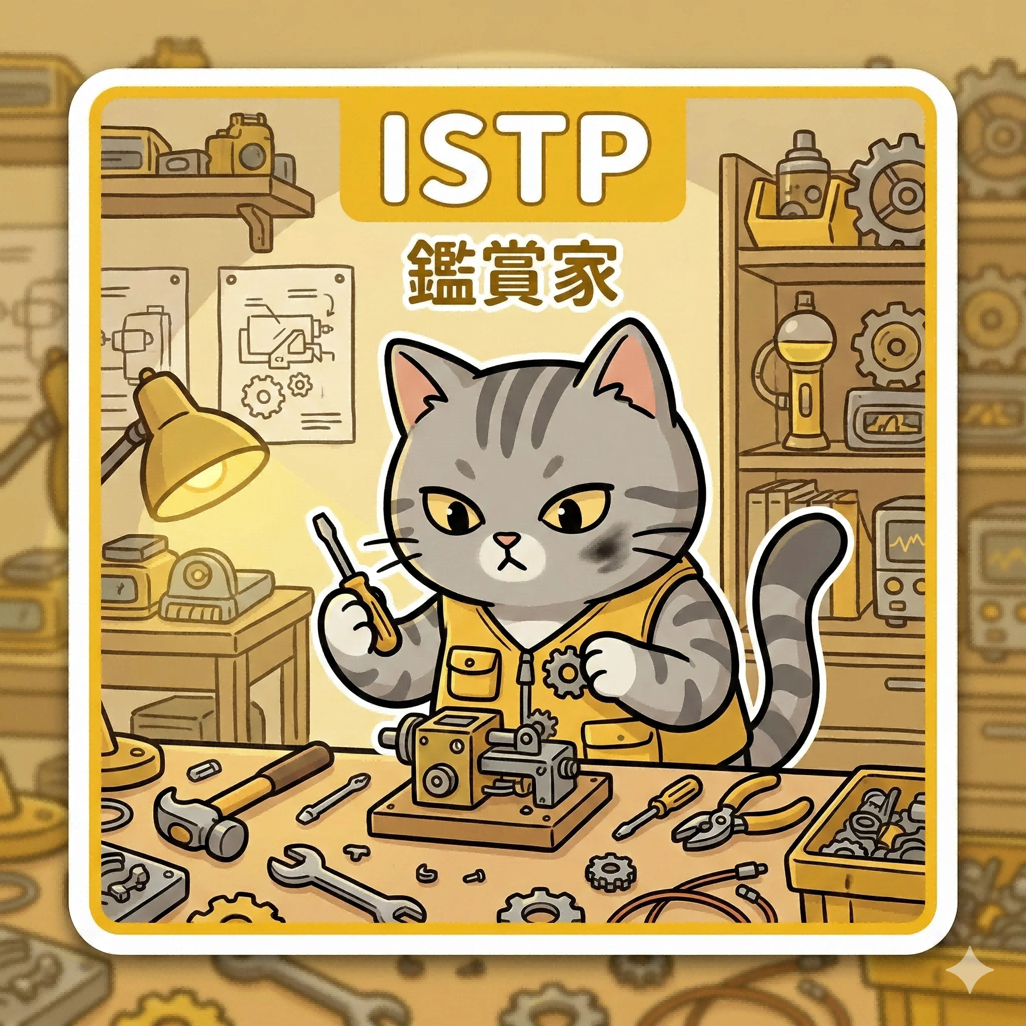 ISTP MBTI 人格貓|馥靈之鑰