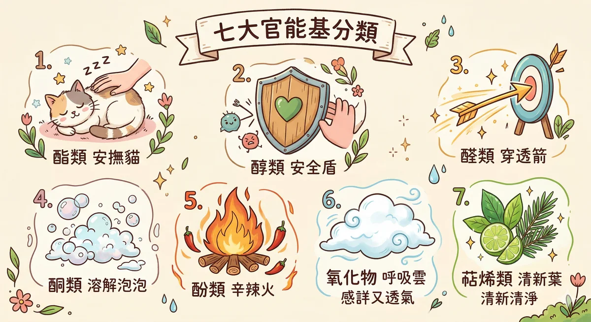 7大官能基分類