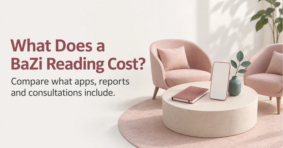 What Does a BaZi Reading Cost?